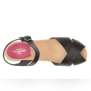 Swedish Hasbeens Mirja Gray Strappy Sandals